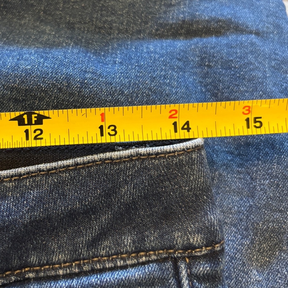 Wit & Wisdom Stretch Denim Shorts, Size 2, 9.5” Inseam Unrolled, Jean Shorts - Picture 8 of 11